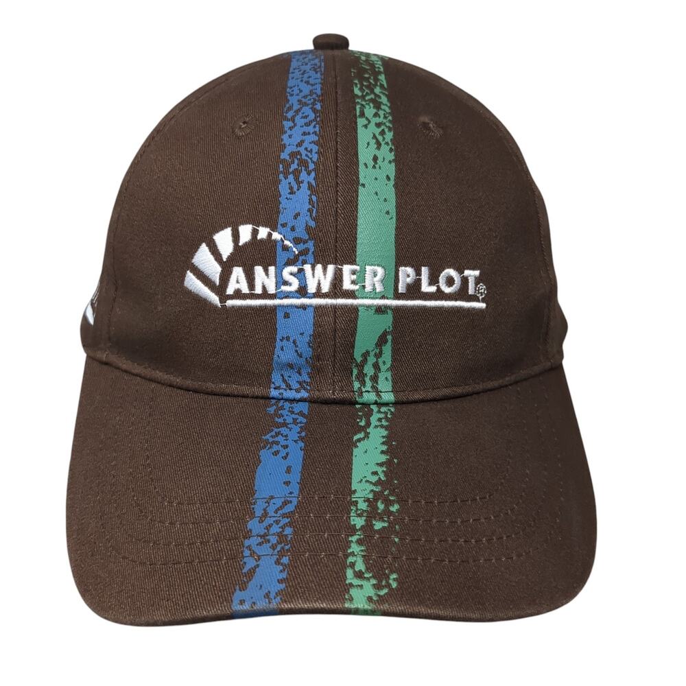 Answer Plot Strapback Hat Brown One Size Growing … - image 1